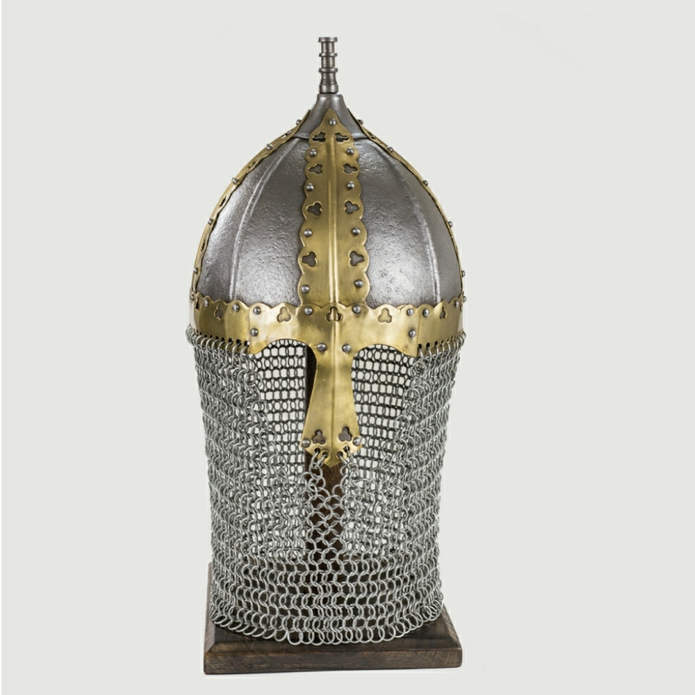 Russian boyar helmet, 14 gauge steel